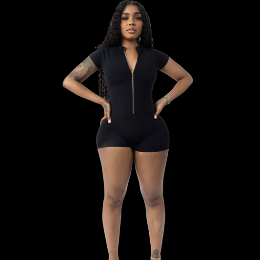 BLACK SK!N ROMPER