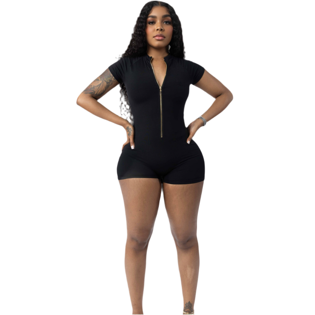 BLACK SK!N ROMPER