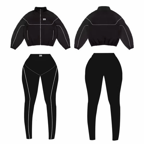 BLACK WINDBREAKER SK!N SET(PRE-ORDER)1/27