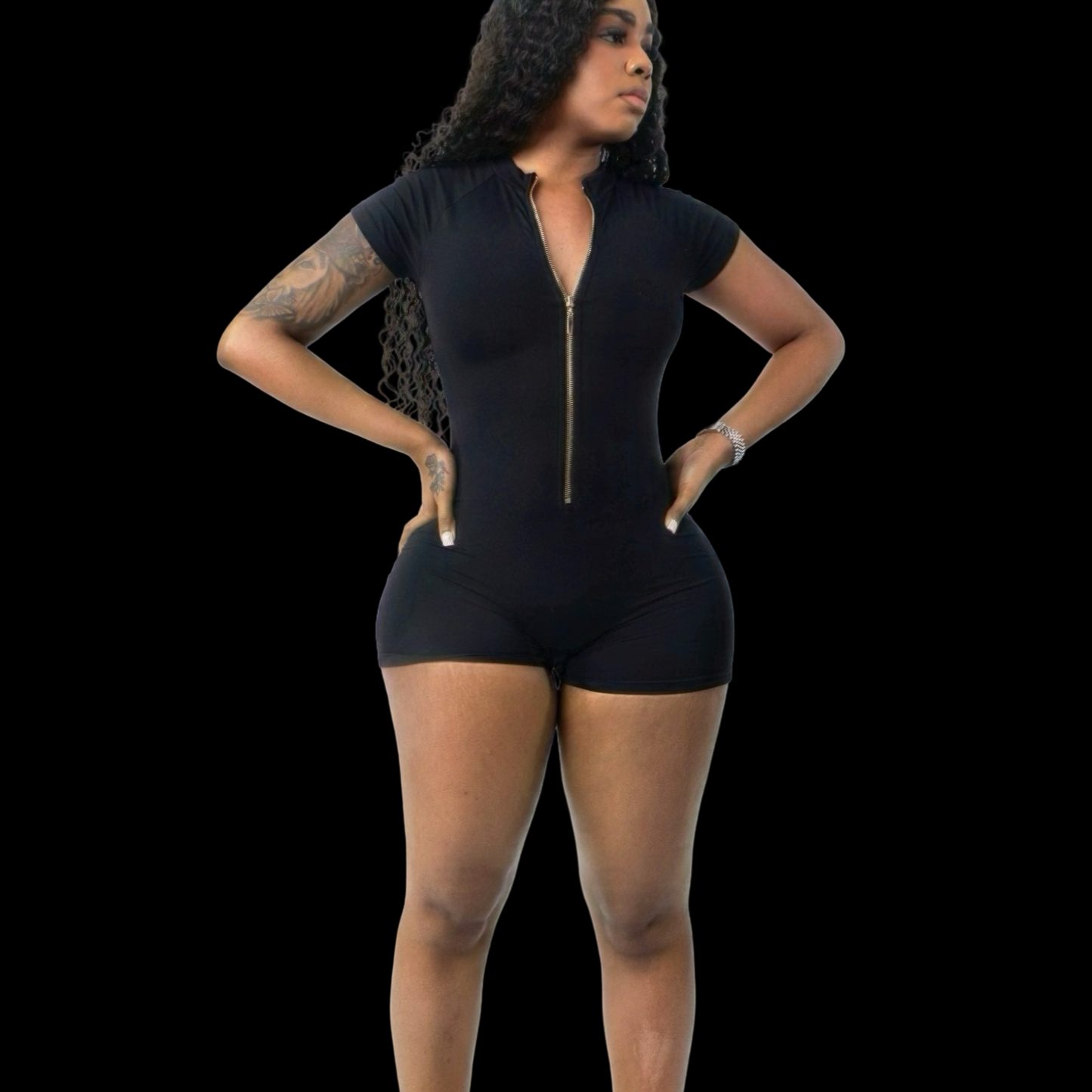 BLACK SK!N ROMPER