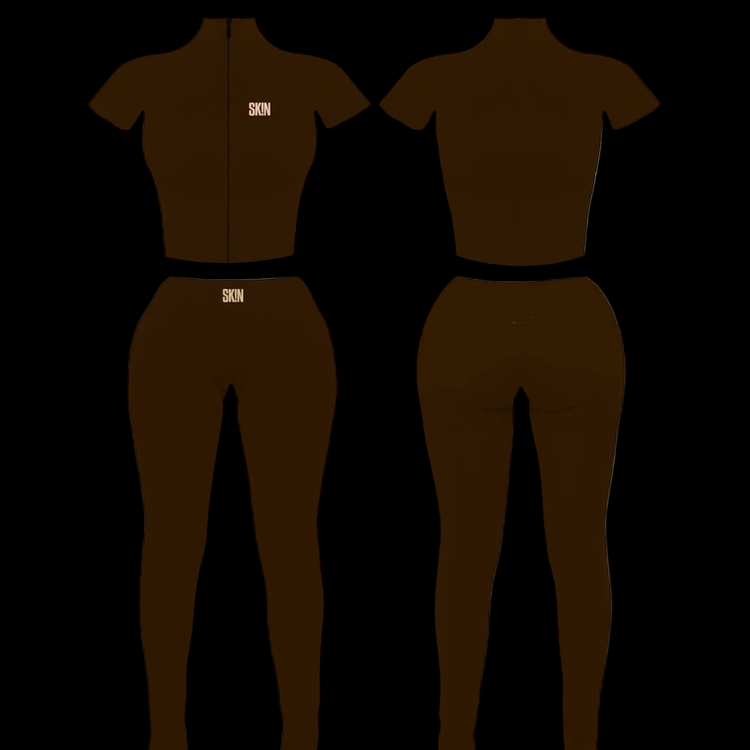 BROWN SK!N JACKET SET (PRE-ORDER) 3/17