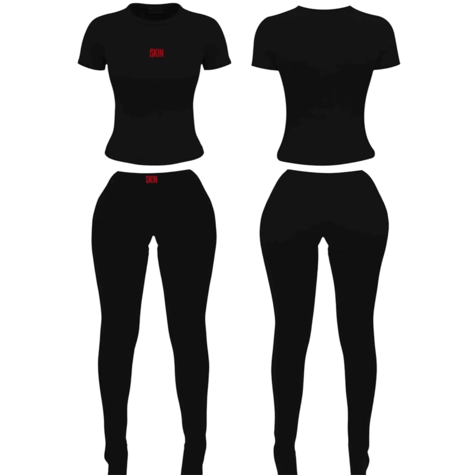 BLACK&RED SK!N SET (PRE-ORDER) 3/17