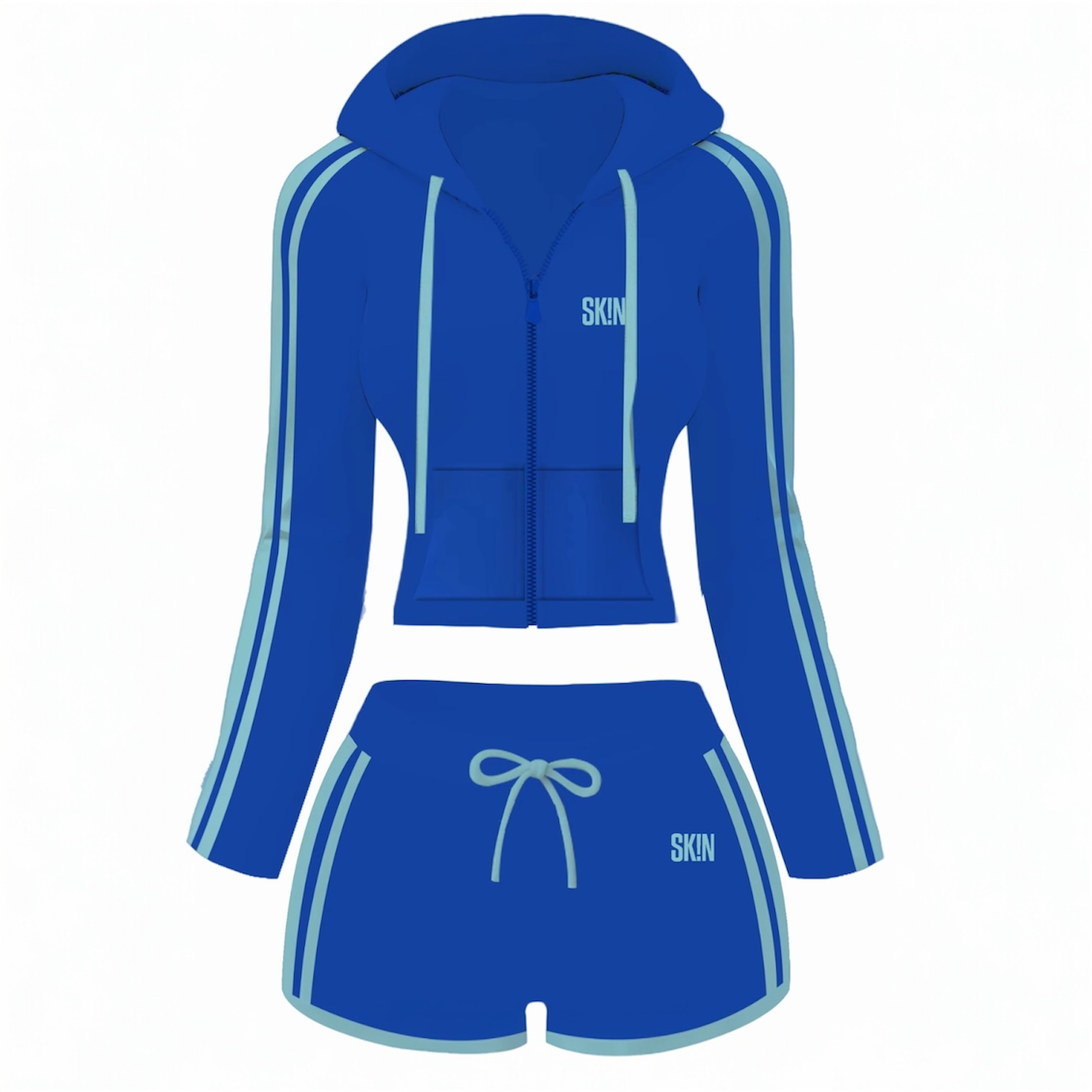 BLUE SK!N SHORT SET(PRE-ORDER 4/3)