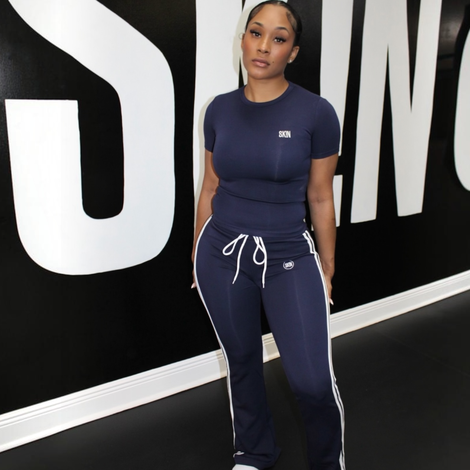 NAVY BLUE SK!N SET