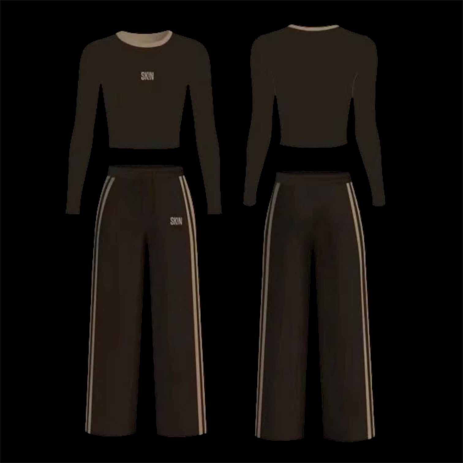 BROWN & NUDE SK!N SET (PRE-ORDER 2/13)