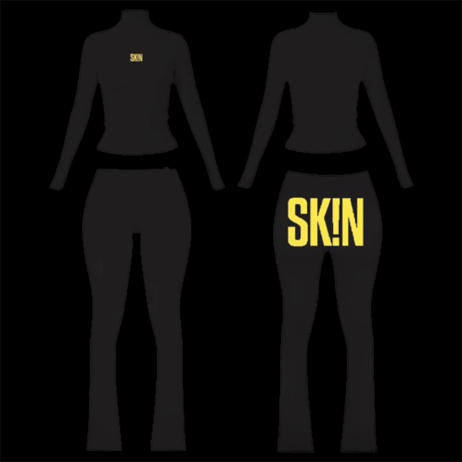 BLACK & YELLOW SK!N SET