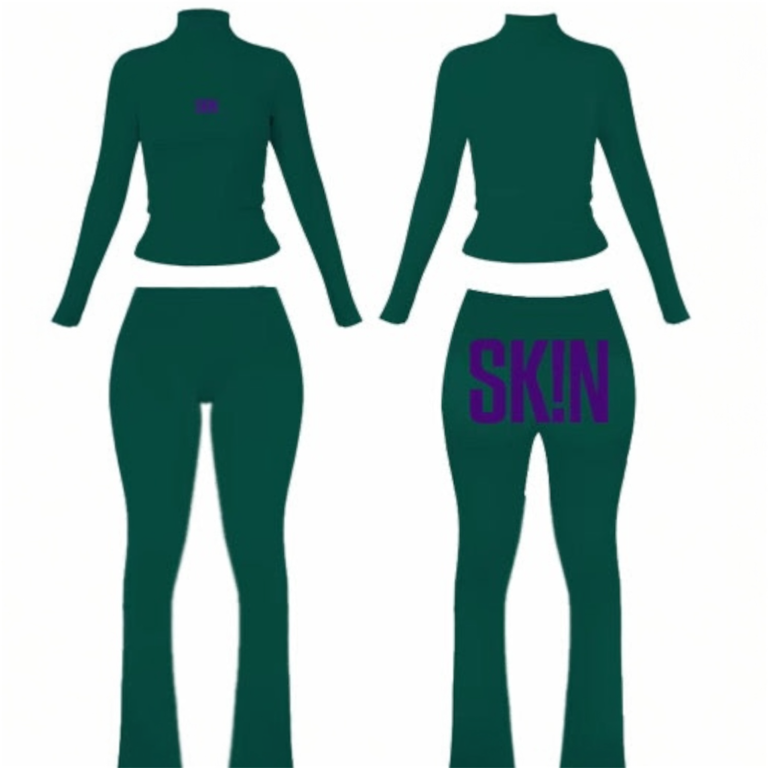 GREEN & PURPLE SK!N SET