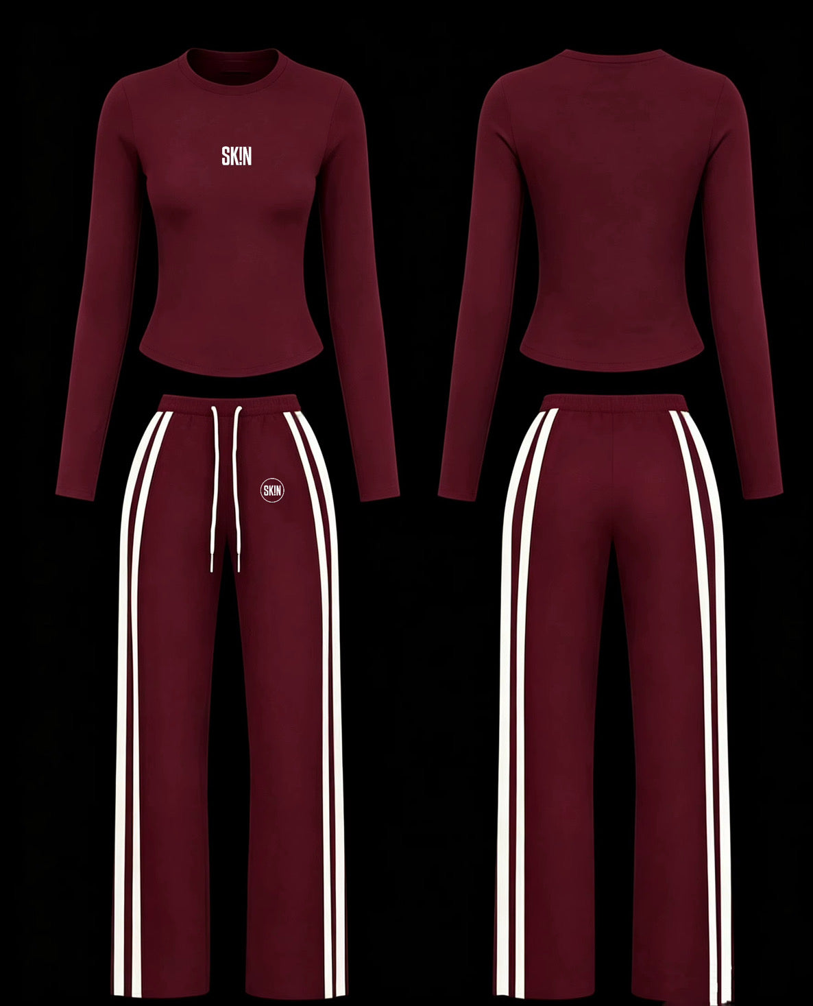 BURGUNDY SK!N SET (9/26)
