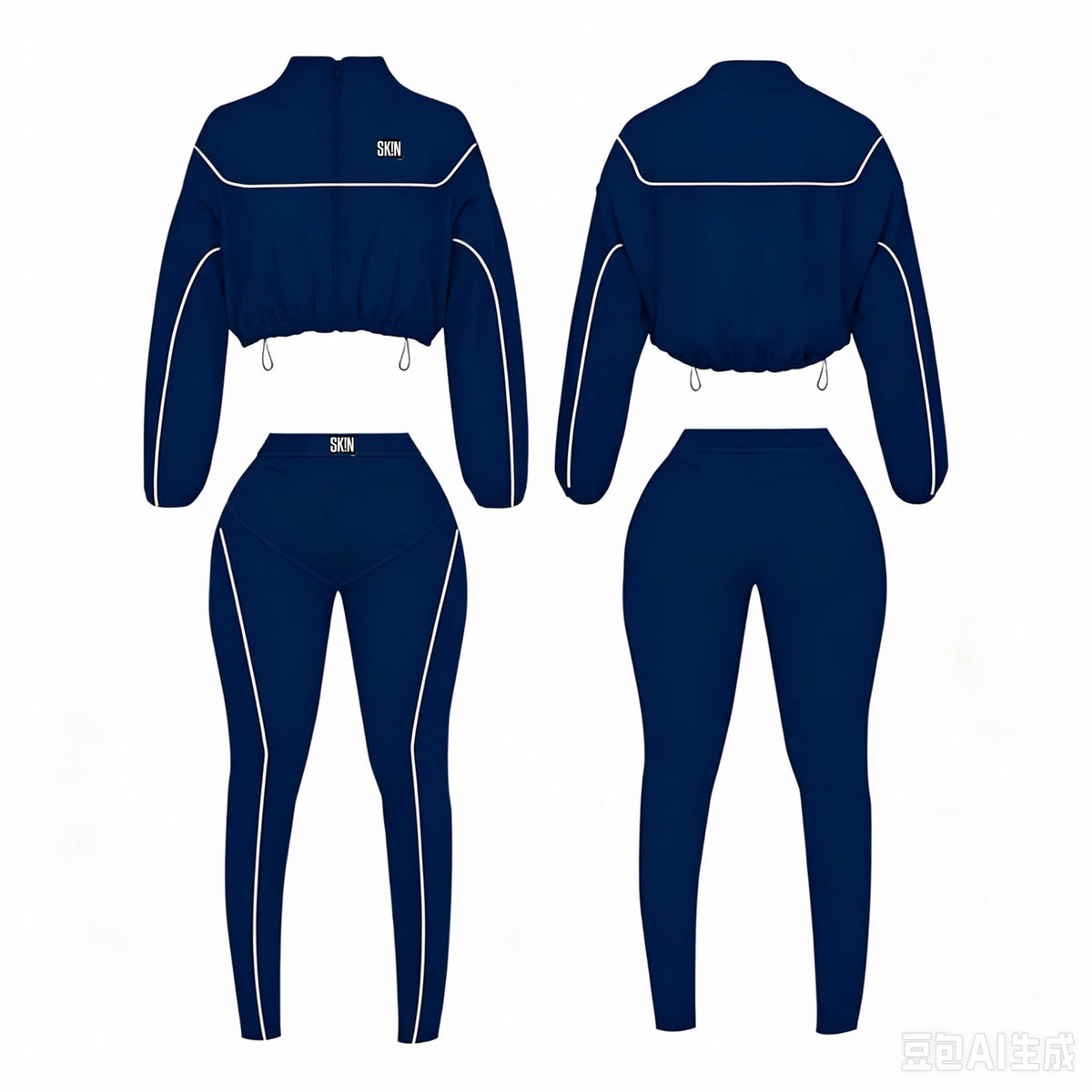 NAVY SK!N WINDBREAKER SET (9/26)