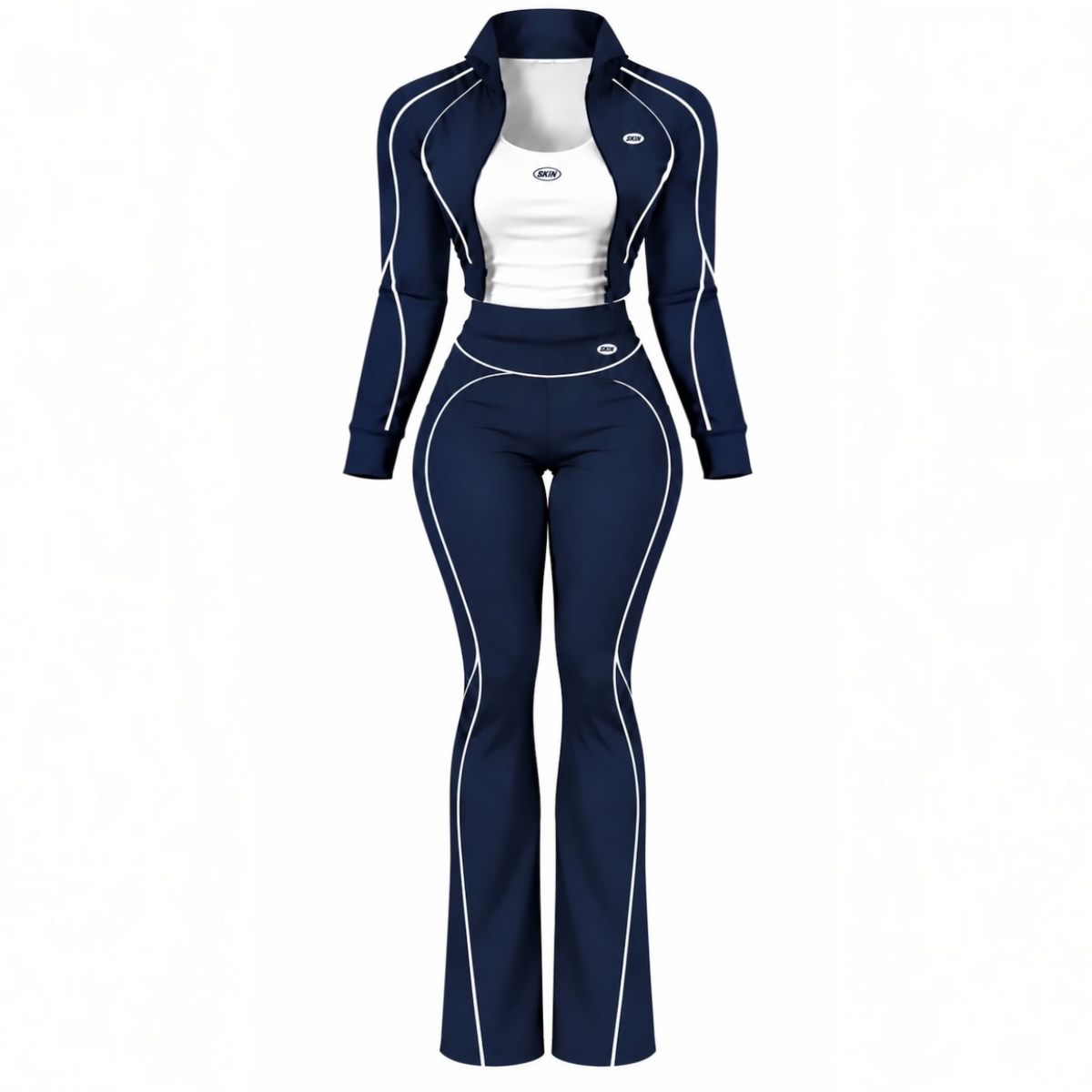 NAVY SK!N JACKET SET (PRE-ORDER) 11/10