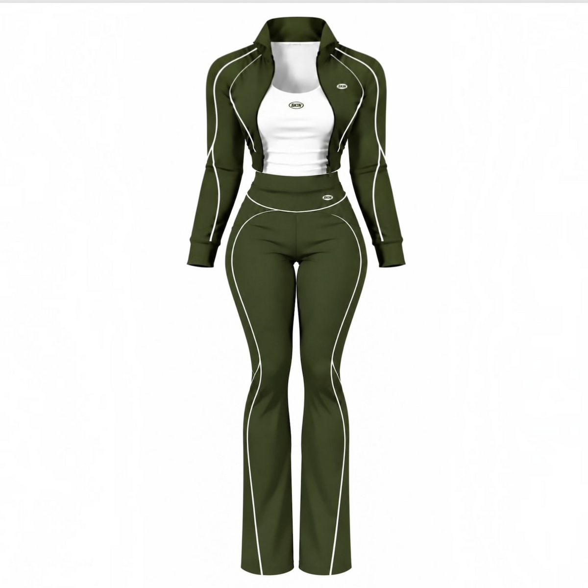 OLIVE SK!N JACKET SET (PRE-ORDER) 11/10