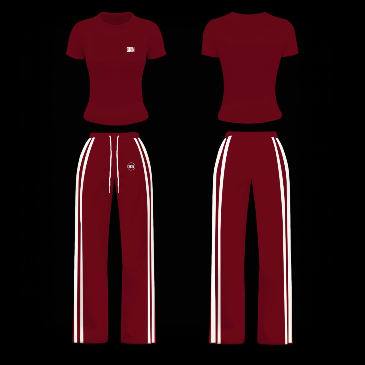 BURGUNDY SK!N SET(PRE-ORDER) 6/25