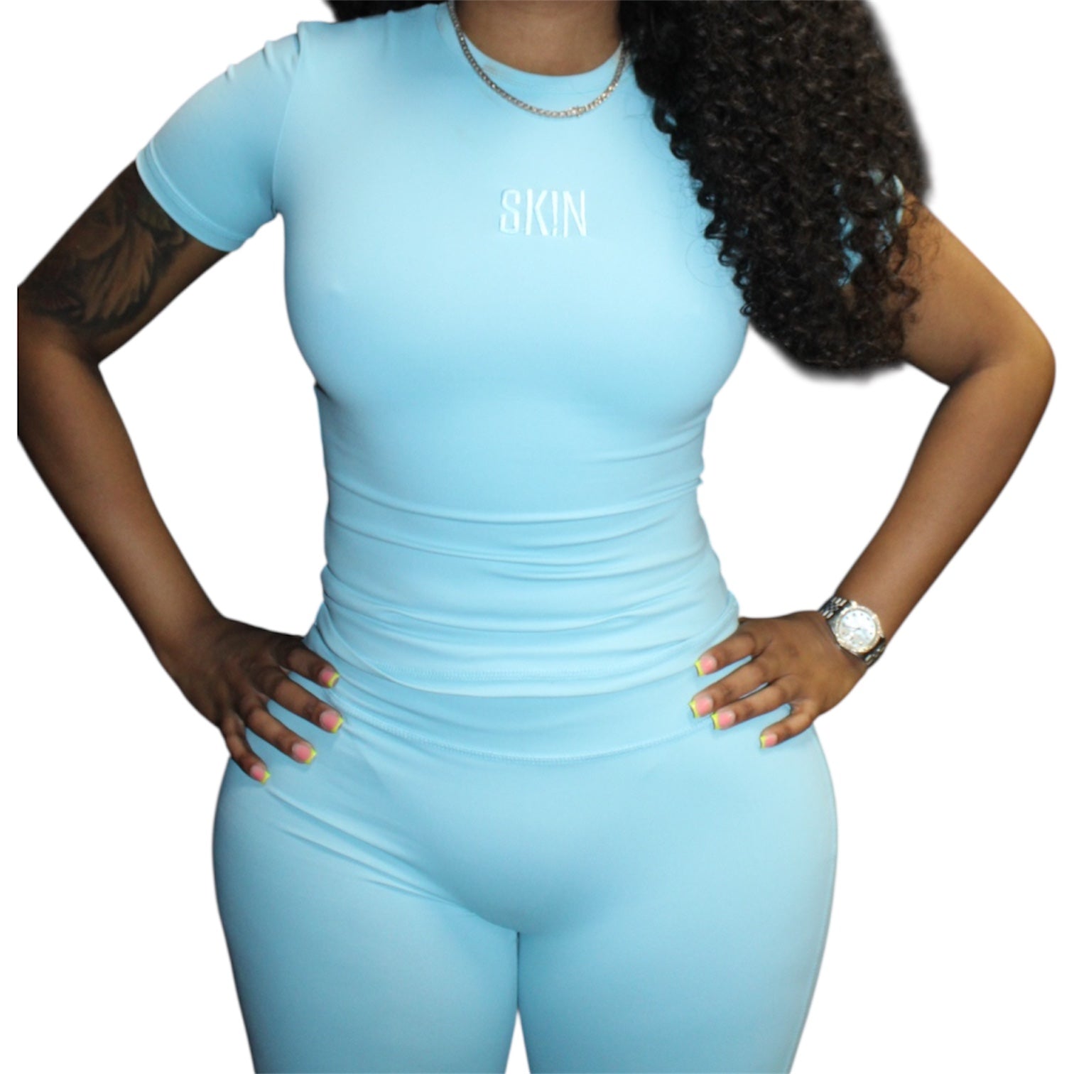 LIGHT BLUE SK!N SET