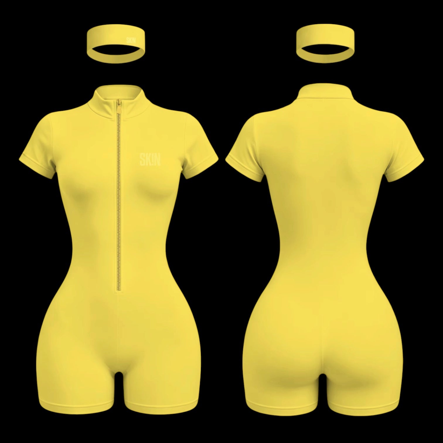 YELLOW SK!N ROMPER(PRE-ORDER) 7/3